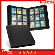 Toploader Binder, Holds 288 Toploaders, 9 Pocket Top Loader Binders with Sleeves