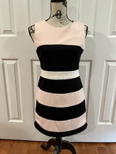 Tommy Hilfiger Colorblock Scuba Crepe Sheath Dress Size 6 - Excellent Condition