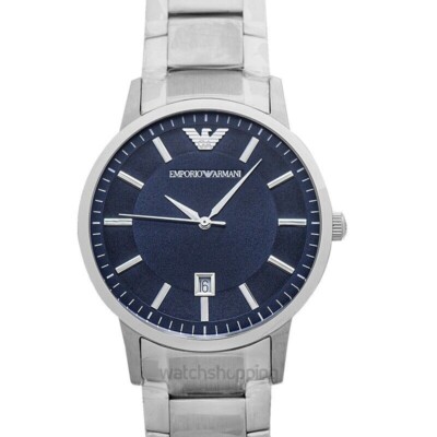 EMPORIO ARMANI Renato AR11180 Blue Dial Men's Watch QUARTZ