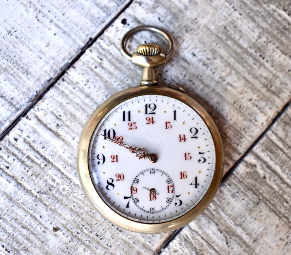 Antique Swiss Sterling Silver Pocket Watch Collectable Pocket Watch