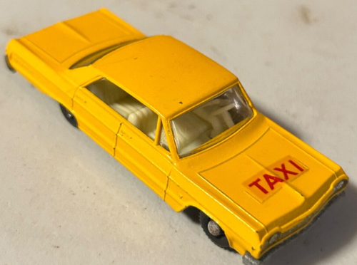 Matchbox Lesney #20 Taxi Cab Impala-White Interior - Picture 4 of 6