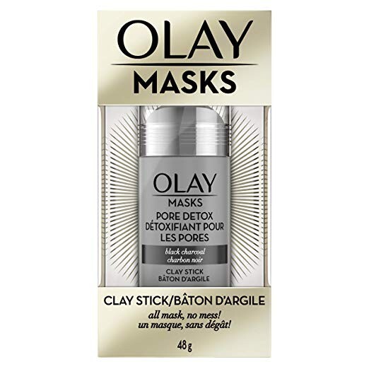 Olay, Clay Charcoal Facial Mask Stick, Pore Detox Black Charcoal, Spa and Beauty