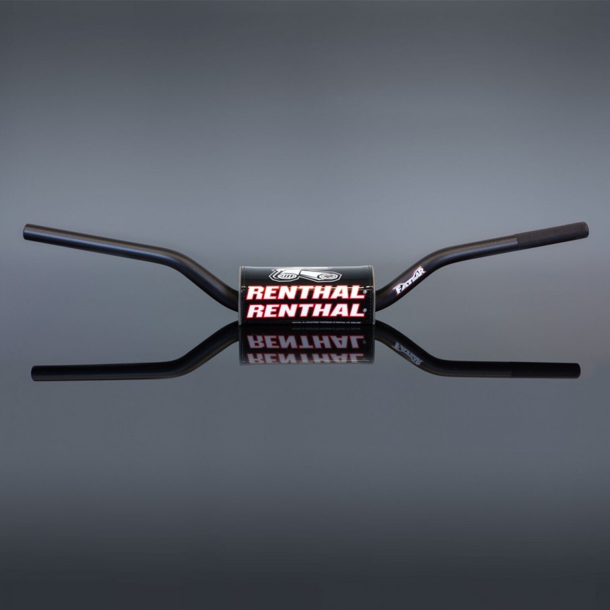 Guidon 28,6mm MX Fatbar noir idéal pour l'enduro extrême en Husqvarna