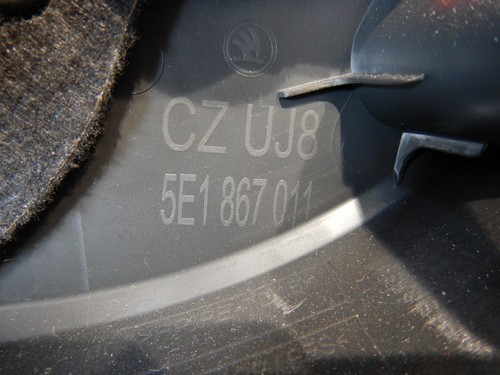 4x Panel De Puerta Skoda Octavia 5E Combi Negro Delante Izquierda Derecha Detrás - Imagen 9 de 12