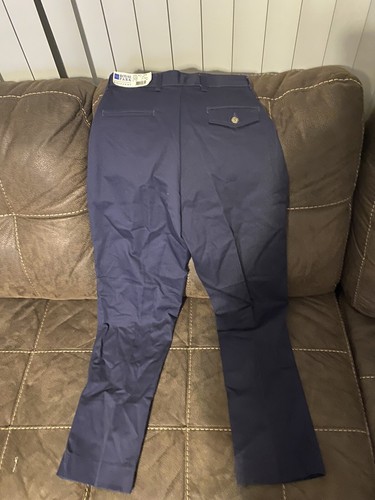 Boys Royal Oak Uniform Pants Size 27 Length 30 Blue (CCC17) - Picture 2 of 3