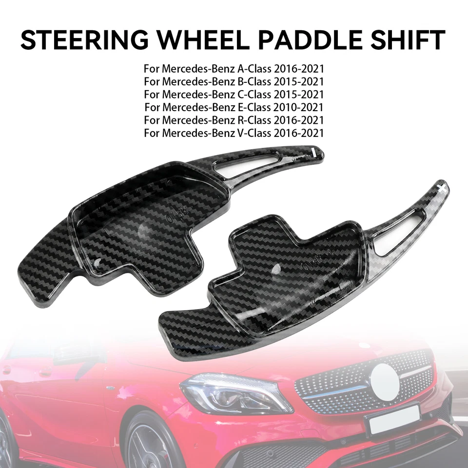 Steering Wheel Shift Paddle Shifter Extension Fit Mercedes-Benz A B C E S G #8 - Imagem 3 de 4