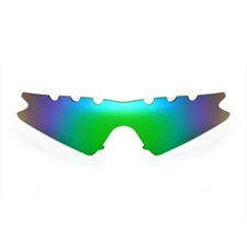 Walleva Emerald Vented Polarized Replacement Lenses for Oakley M Frame Sweep