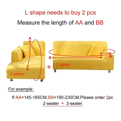 Sunflower Print Elastic Sofa Cover Stretch Slipcovers For Living Room 1-4 Seater - Picture 6 of 29