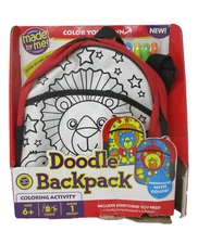Made By Me Doodle Backpack Coloring Activity- Damaged Packaging
