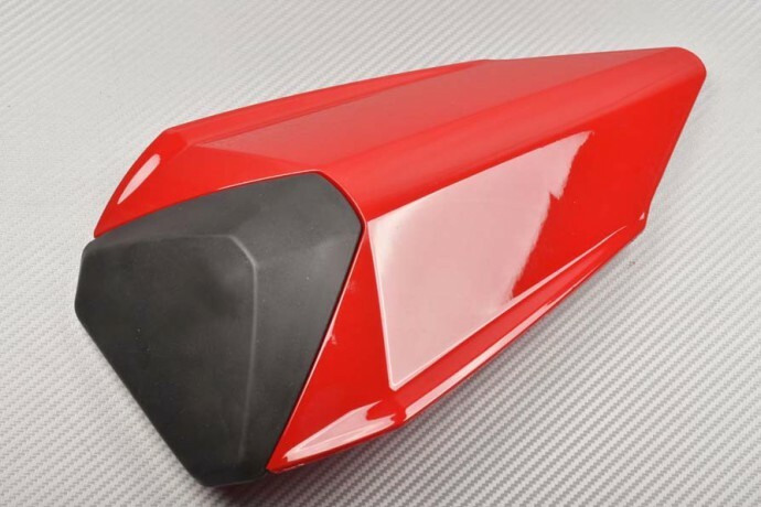 Capot de selle moto rouge Ducati Panigale 899 dosseret arriere 2013-2015