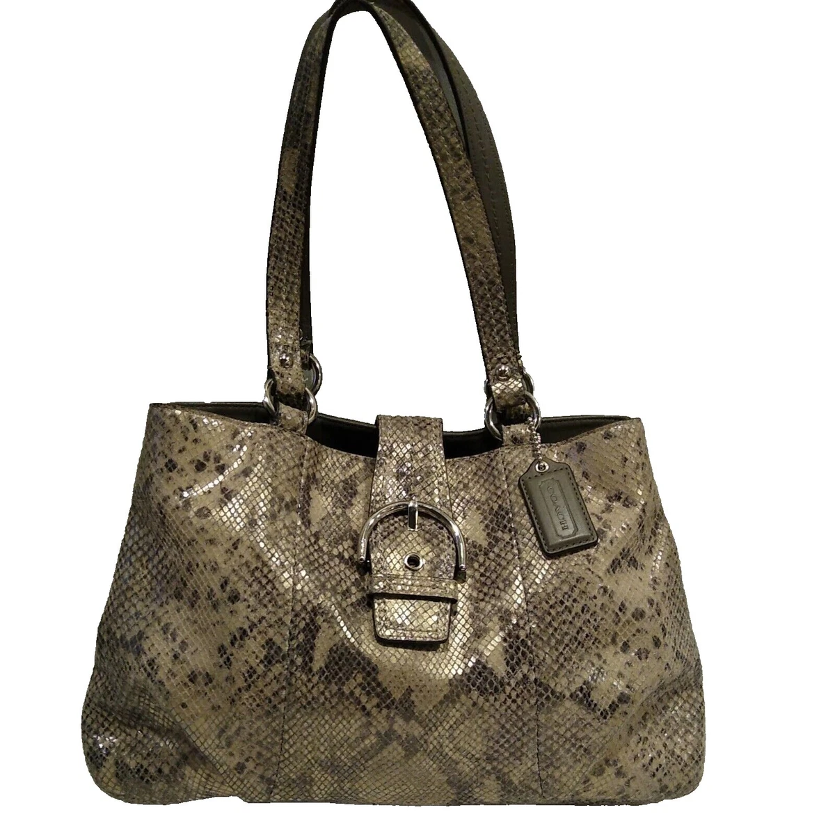Coach Python Bags & Handbags for Women for sale | eBay