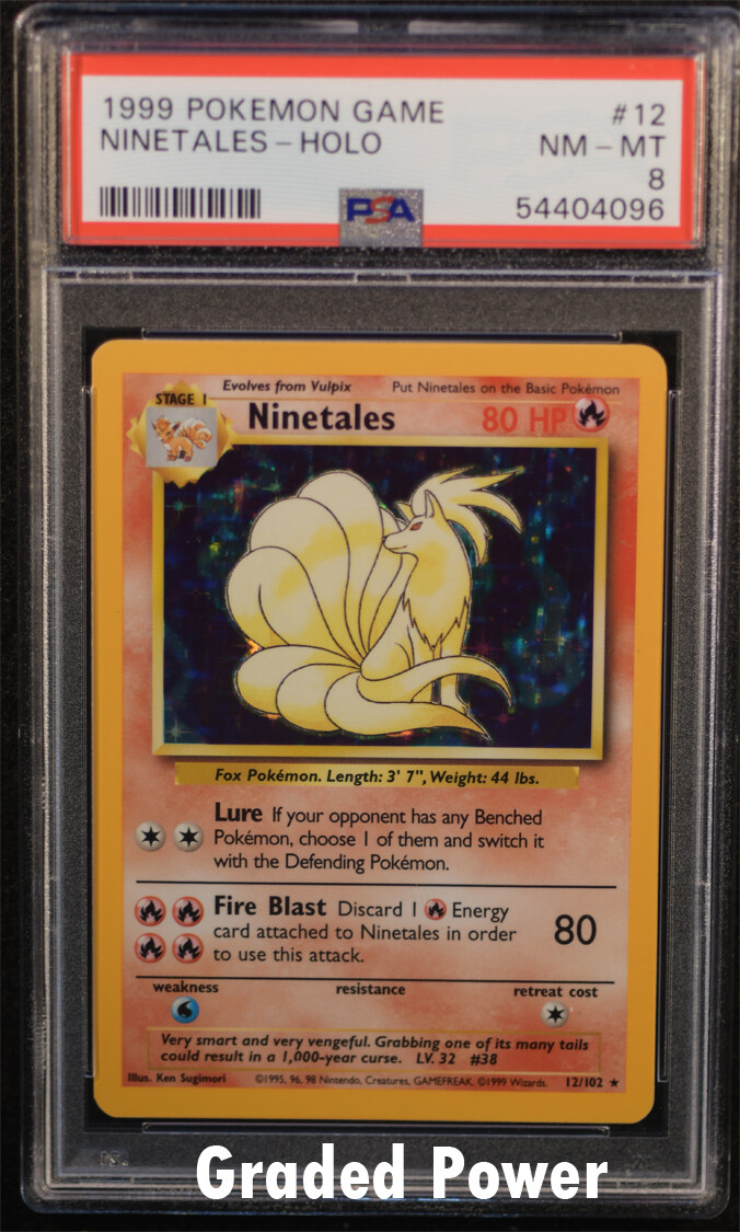 PSA　鑑定済　英語版　キュウコン　NINETALES HOLO 12/102 PSA 鑑定済 英語版 キュウコン NINETALES HOLO 12/102 PSA 鑑定