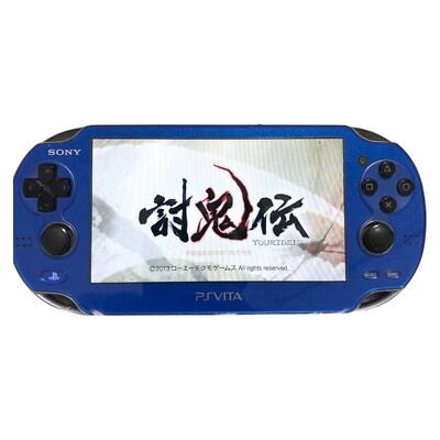 SONY PS Vita Wi-Fi PCH-1000 Console Sapphire Blue w/Box Region