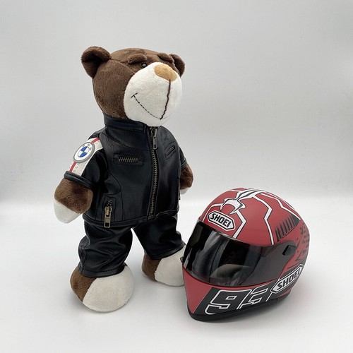 Motorcycle Bear Helmet Doll BMW Rally Bear Plush Toy Motorcycle Travel Pendant - Picture 62 of 102