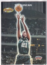 2001 Topps Bowmans Best NBA No. 50 Tim Duncan
