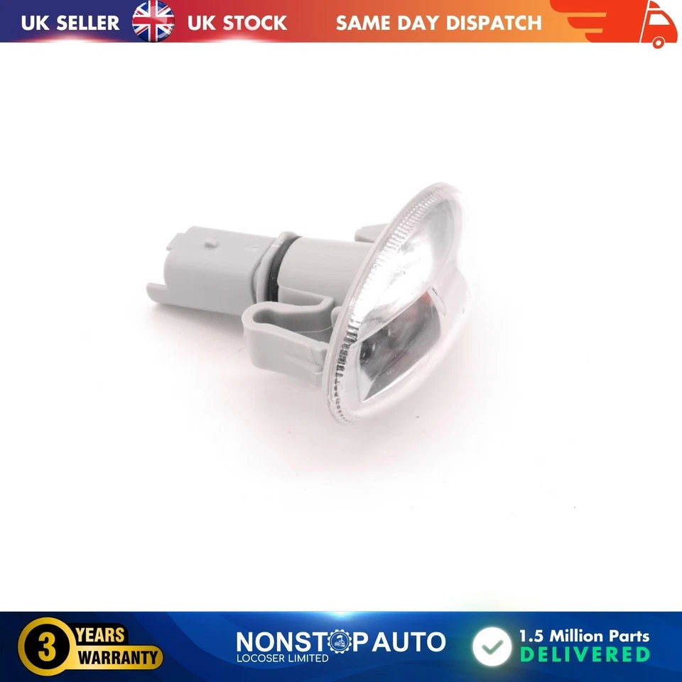 FANALE RIPETITORE INDICATORE DI DIREZIONE LATERALE PER VAUXHALL COMBO VIVARO ZAFIRA FIAT Scudo - Immagine 3 di 4
