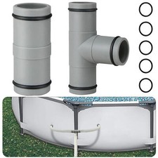 32MM Swimming Pool T/Straight type Filter Pump Pipe Joint Pool Hose Connector