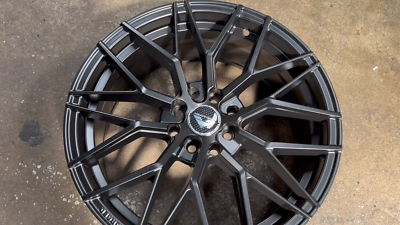 Black Racing 17インチ アルミホイール 245/45R17 2本 New 17x7.5J VFF107 Flow Formed (4 Wheel) MATT BLACK 4x100 HONDA