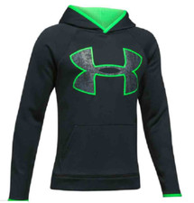 NEW Under Armour Boys' Armour Fleece Big Logo Hoodie Size Youth XS