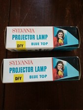 Lot Of Two: New Old Stock Projector Lamp Bulb Sylvania Blue Top DFY 120V 1000W