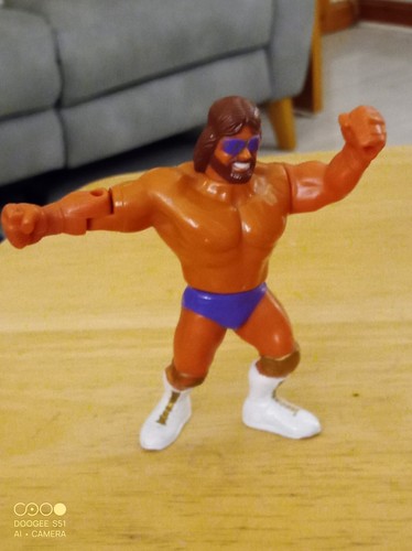 WWF WWE HASBRO FIGURE OF MACHO MAN SERIES 2. ...