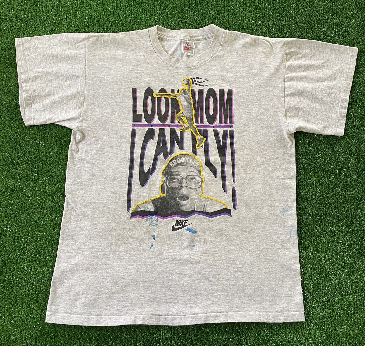 Vintage 1989 Nike Air Jordan Spike Lee T-Shirt Single Stitch USA