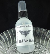 BUFFALO BILL Men's Body Spray, Leather Scent All Natural Fragrance Linen