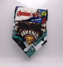 Marvel Avengers 2 pack Wakanda Forever, Black Panther Bandana 17.5  x 17.5  