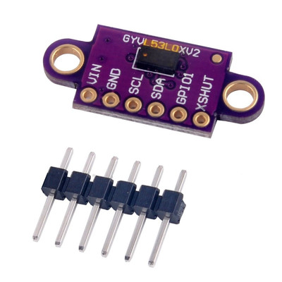 VL53L0X Time-of-Flight ToF Ranging Sensor 940nm Laser Distance Module I2C IIC