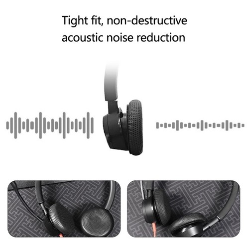Replacement Foam Earpads for C3225 C3215 B825 C510 C520 C710 C720 Clear Sound - Zdjęcie 2 z 8