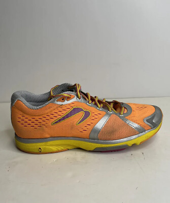 Newton Gravity Women s Size 10.5 Running Shoes Orange Yellow W000215
