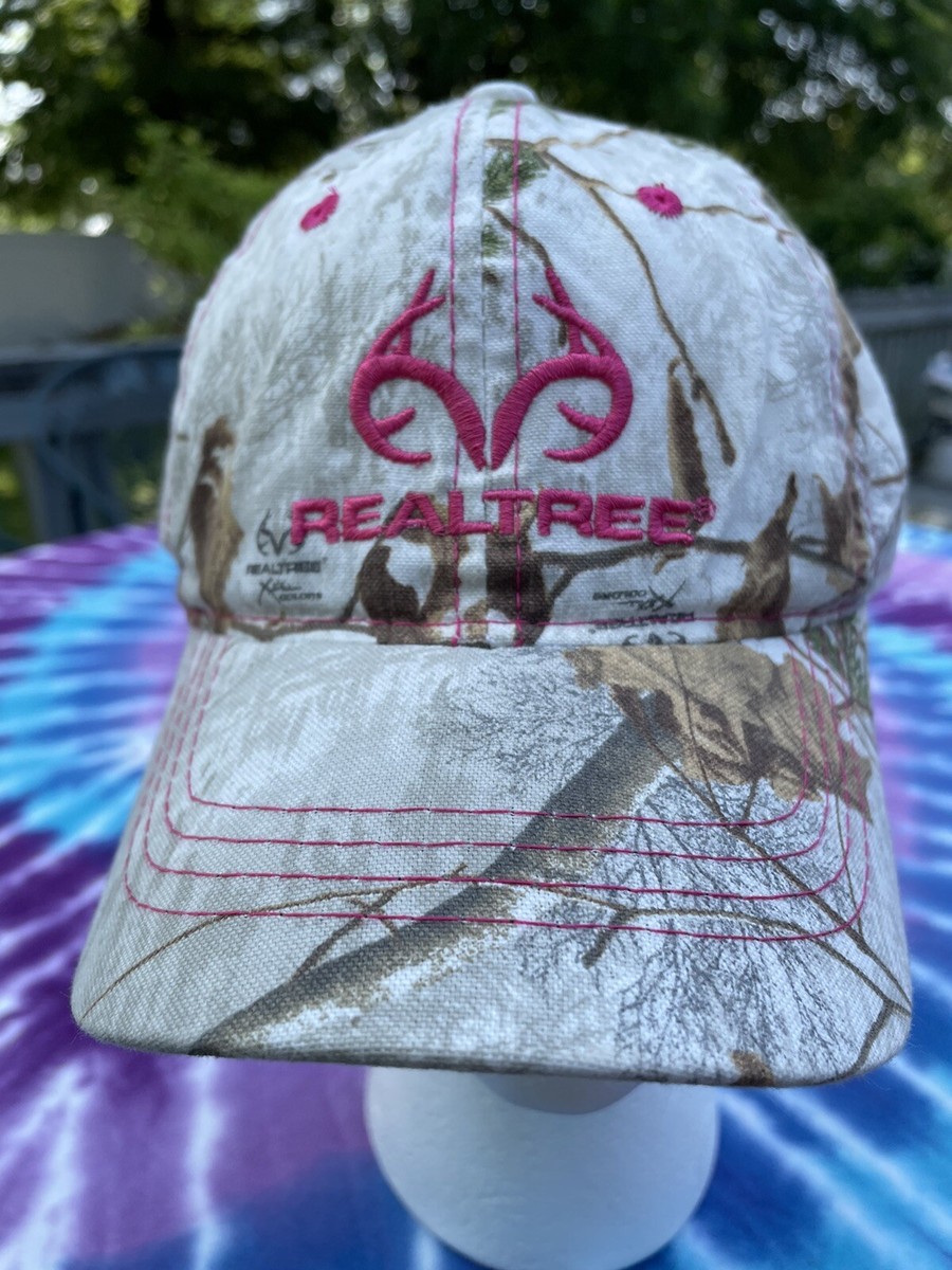 帽子 rose God's Favorite Real Tree Hat cap Real Tree Tan Camo Ball Hat Cap Xtra Colors w Pink Logo
