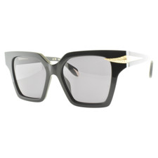 NEW ROBERTO CAVALLI SRC002S 700Y 54-18-140 Black Square Full Rim Womens Sunglass