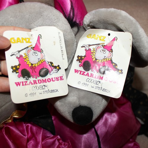 Peluche de 20" de colección WIZARDMOUSE Ganz Bros Heritage Collection NICI 1991 NUEVO CON ETIQUETAS - Imagen 2 de 7