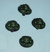 Brass Temple Yali Door Knob Set of 04 Knobs Tiger Face Hotel Window Grip EK833