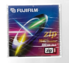 FujiFilm 100 MB  MAC Formatted Disk Zip Drive - New