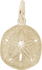Gold-Plated Sterling Silver Sand Dollar Charm by Rembrandt