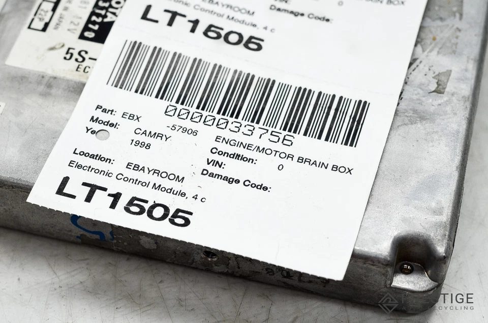 TOYOTA CAMRY ECM 1998-1999 ECU MÓDULO DE CONTROL DEL MOTOR 89661-3T270 OEM Foto 4 de 4