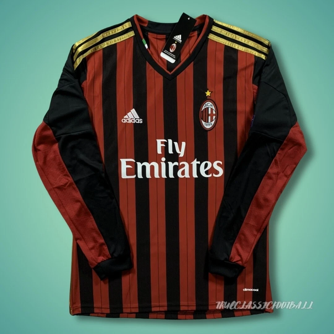 Ricardo Kaka # 22 AC Milan Champions League 2013/2014 Long Sleeve
