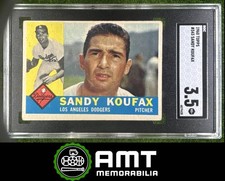 Sandy Koufax SGC 3.5 1960 Topps Los Angeles Dodgers #343 9420