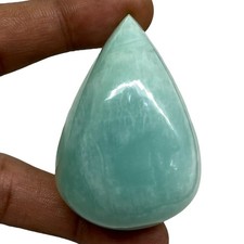 336 Cts Natural Amazonite 56x39mm Rare Huge Untreated Cabochon Gemstone