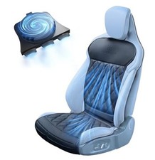 Air Suction Cooling Car Seat Covers, 12V 24V Ventilated Seat Cushion, 5 Black