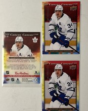 3x 2021-22 Upper Deck Tim Hortons NHL Canvas #C12 Auston Matthews Toronto