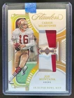 2024 Panini Flawless Joe Montana Career Milestones Patch #14/15 49ers