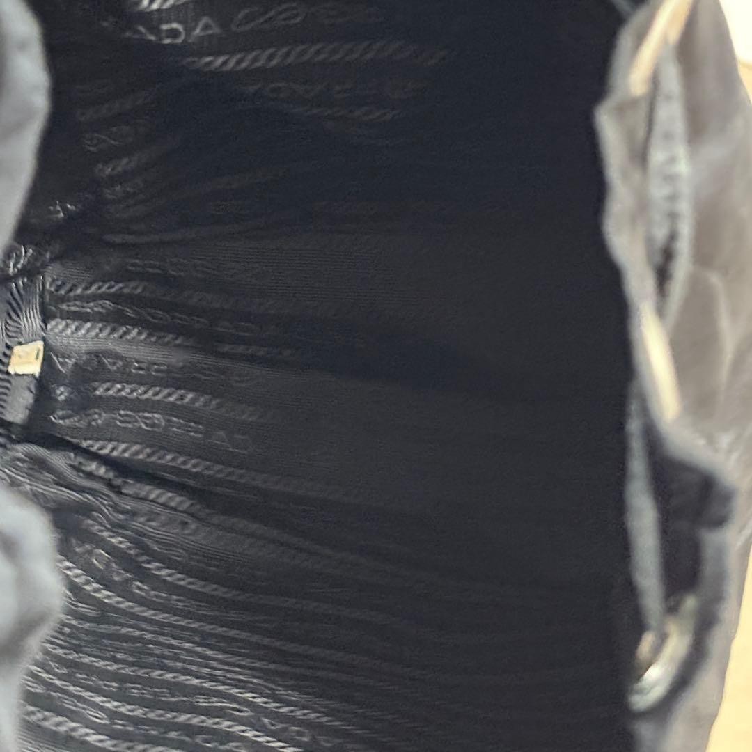 Good Condition PRADA Nylon Classic Mini Backpack Triangle Logo Black from japan thumbnail 9