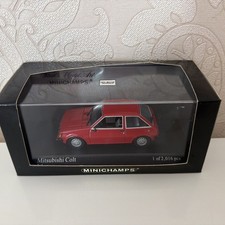Mitsubishi COLT Gl 1978 Red MINICHAMPS 400163501 1:43 Scale Model Rosso Rot Red