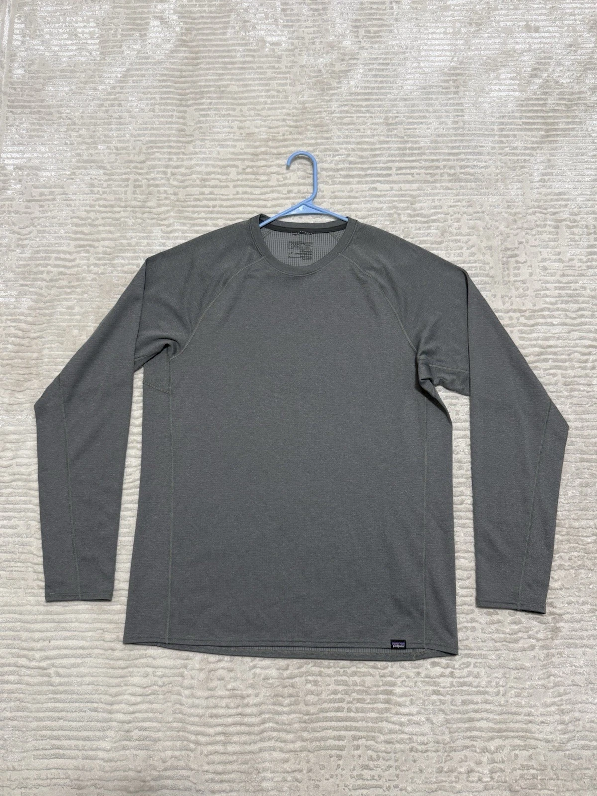 Patagonia Capilene Polartec Mid Weight Long Sleeve T Shirt Gray - Large