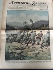 La Domenica del Corriere 36 1933 Fascismo Duce Mussolini Langhe Varese Angera