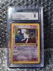 CGC 8 MINT Mew 09/53 Wotc Black Star Promo HOLO Pokemon Card