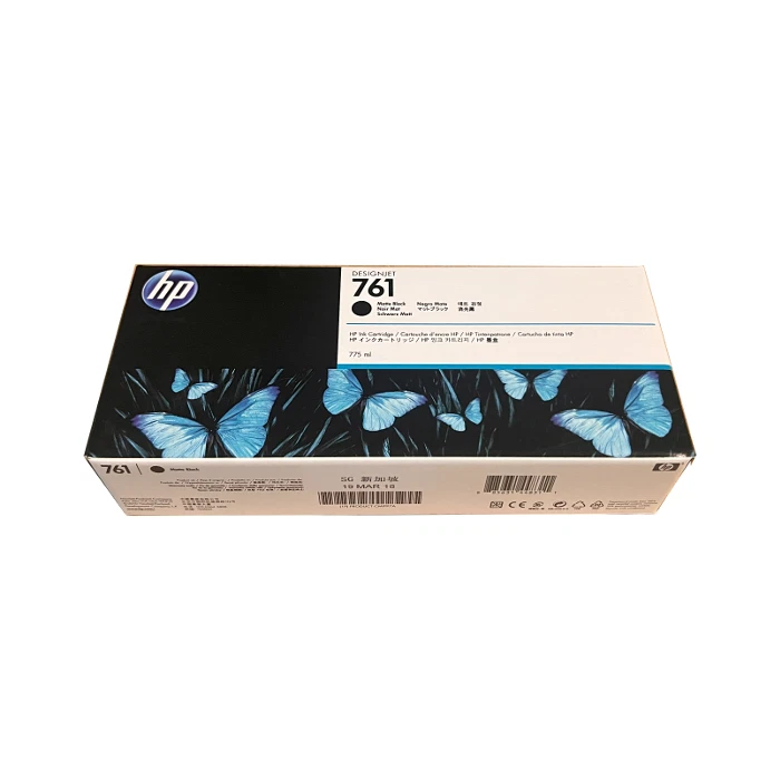HP Tintenpatrone Nr. 761 CM997A schwarz matt für DesignJet T7100 MHD abgelaufen - Bild 1 von 1